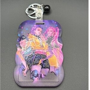 Pop Girl Group Photo ID Card Holder Keychain Lanyard‎